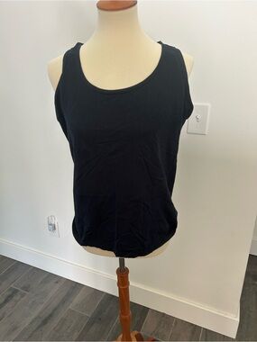 Gildan Black Women's Scoop Neck Tank Top